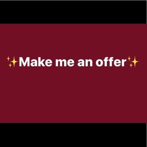 Offers welcome!